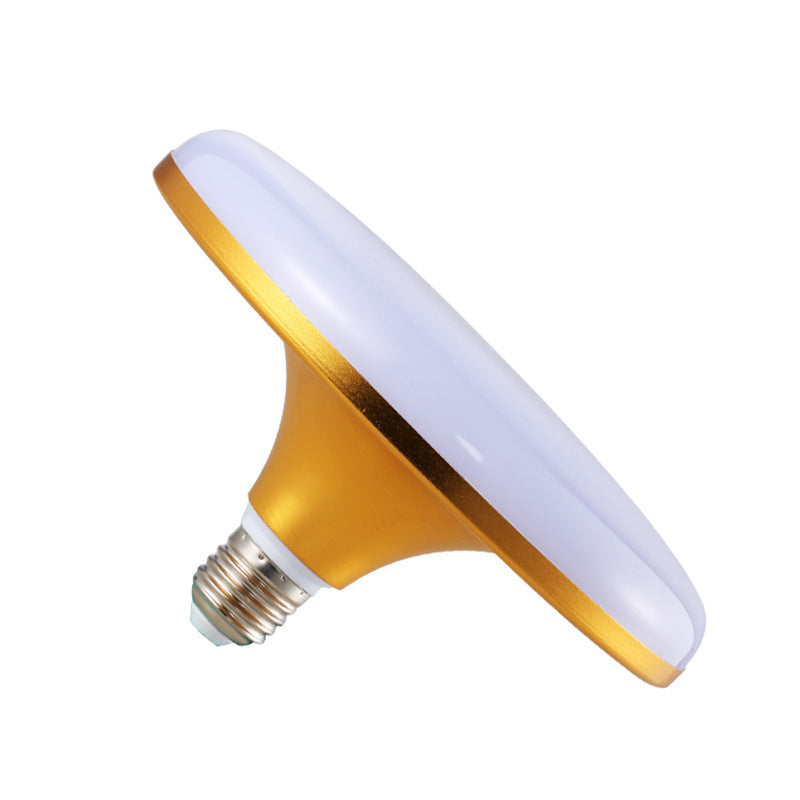 Led Golden Flying Saucer Bulb E27 Large Screw
