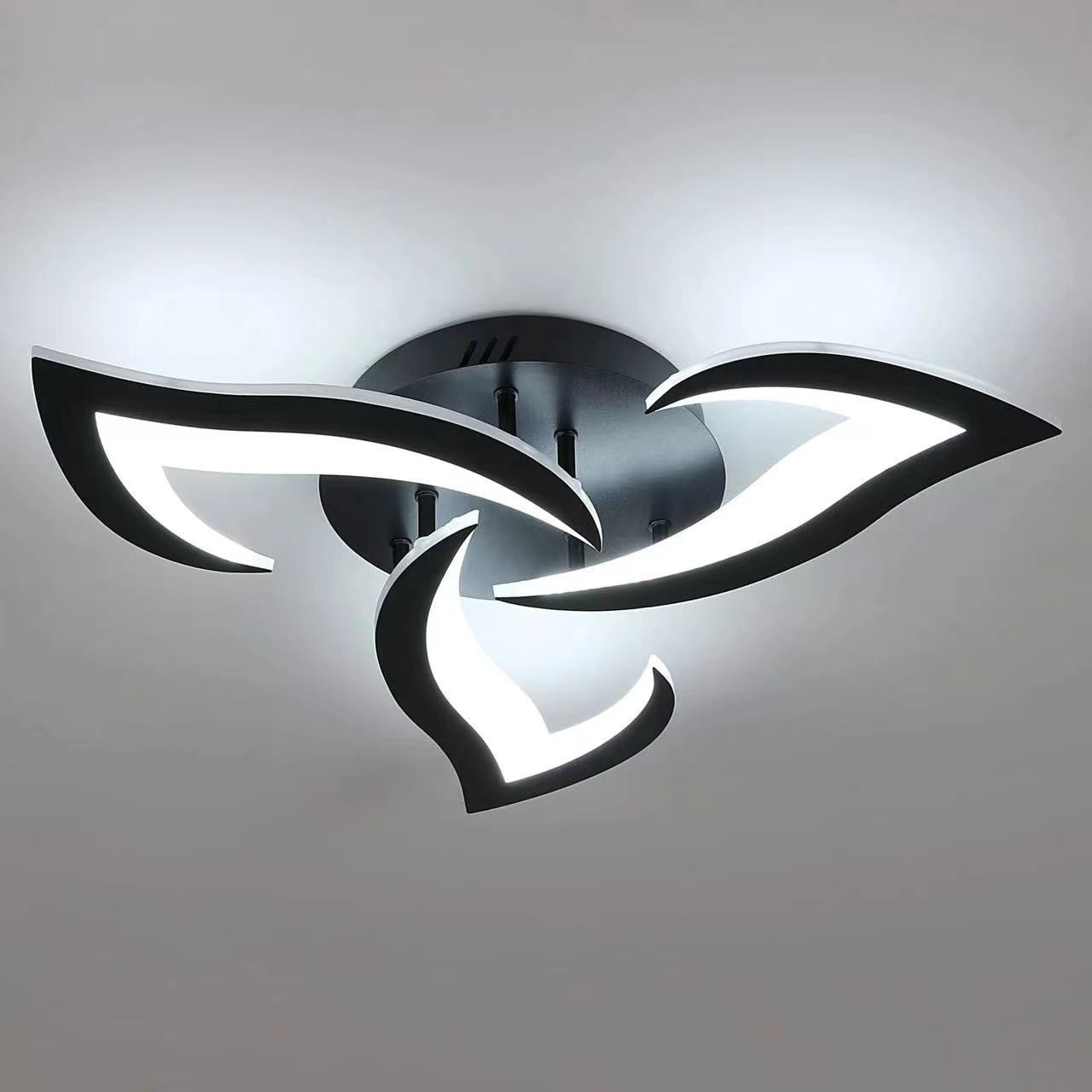 Led Living Room Ceiling Lamp Modern Minimalist Creative Bedroom Light