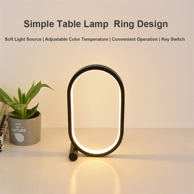 Oval Acrylic Lamp Touch Control