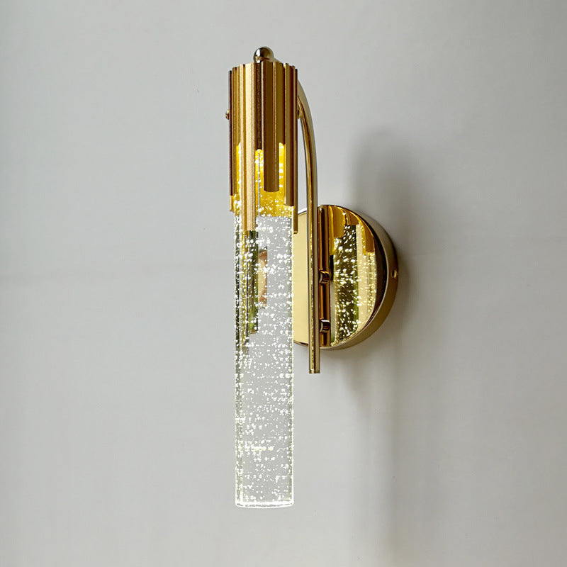 Simple Crystal Wall Lamp Living Room