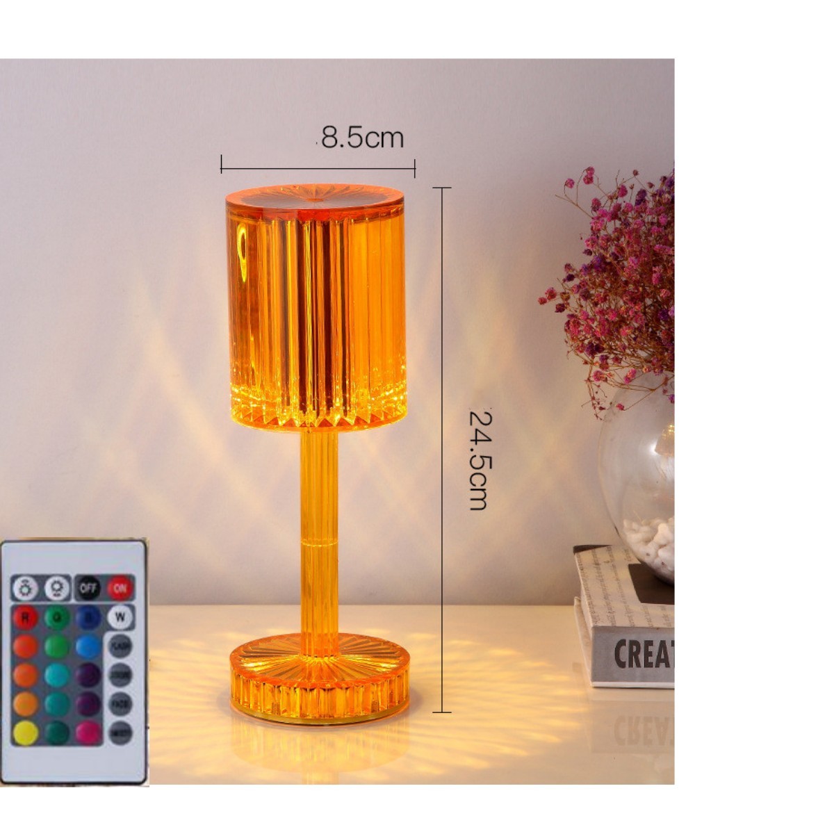 New Crystal Romantic Table Lamp