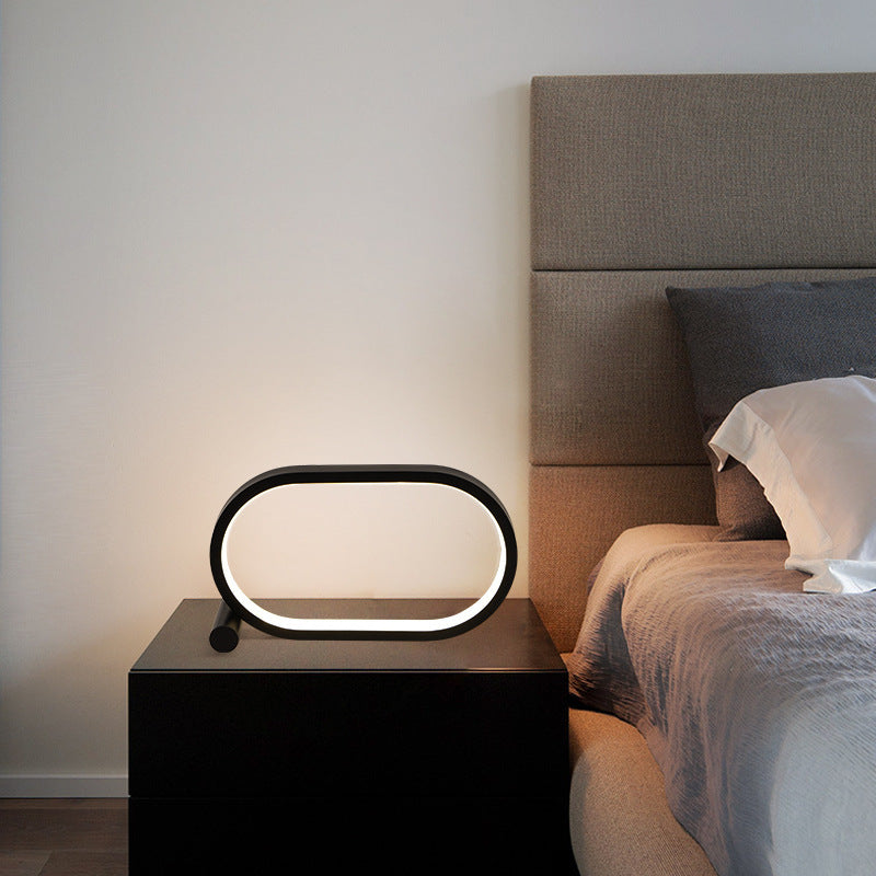 Oval Acrylic Lamp Touch Control