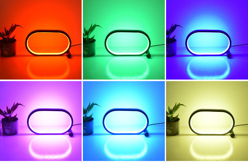 Oval Acrylic Lamp Touch Control