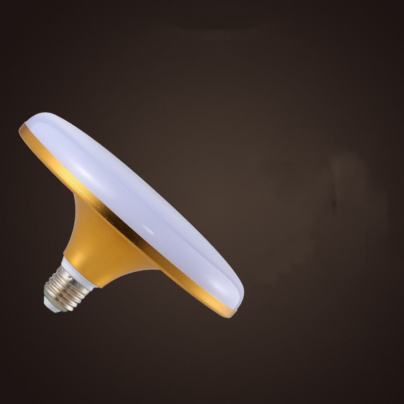 Led Golden Flying Saucer Bulb E27 Large Screw