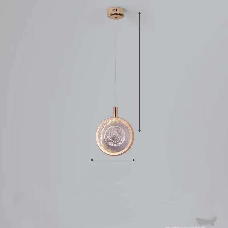Bedroom Headboard Crystal Restaurant Cafe Art Nordic Style Single Head