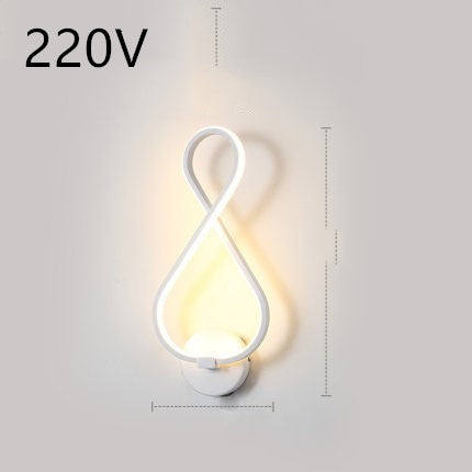 LED Wall Lamp Minimalist Bedroom
