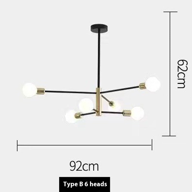 Nordic Chandelier Modern Minimalist LED Study