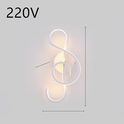 LED Wall Lamp Minimalist Bedroom
