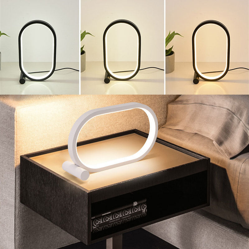 Oval Acrylic Lamp Touch Control