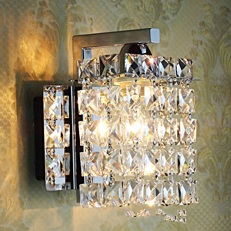 Bedside Crystal Wall Lamp Single Head