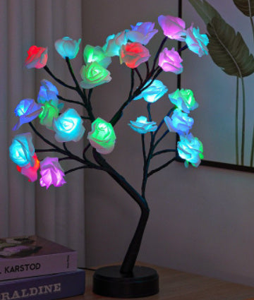 Flower Tree Rose Lamps Fairy Desk Night Lights