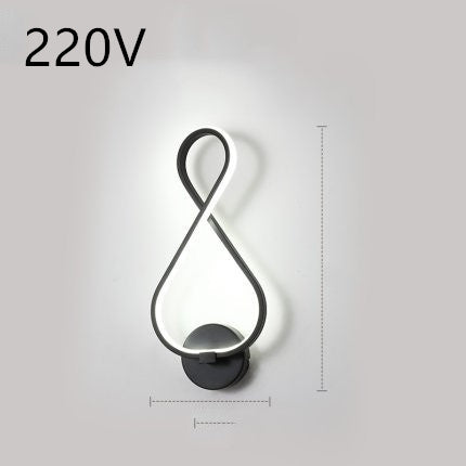 LED Wall Lamp Minimalist Bedroom