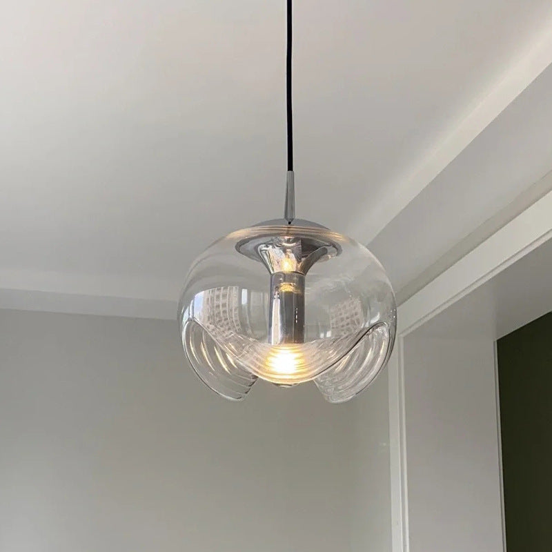 Glass Pendant Light Modern Minimalist Bedside