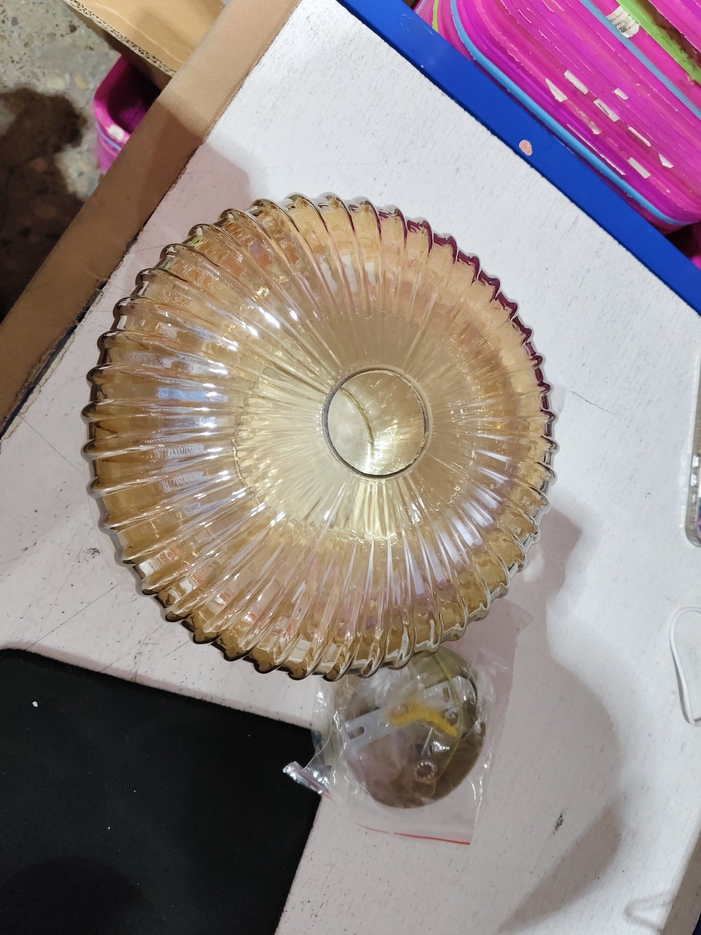 French-style Mid-ancient Bauhaus Glass Wall Lamp