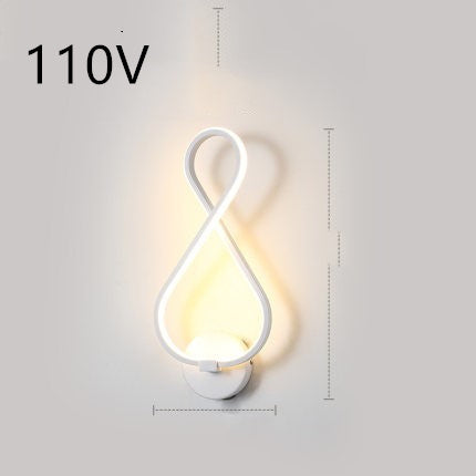 LED Wall Lamp Minimalist Bedroom