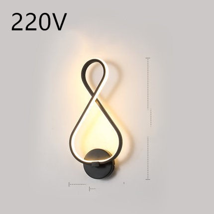 LED Wall Lamp Minimalist Bedroom