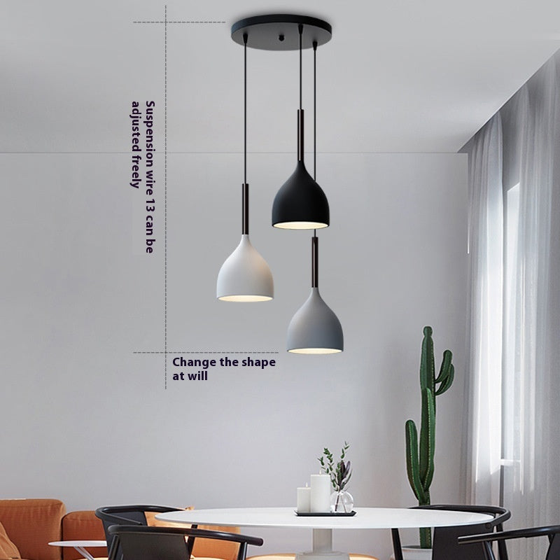Nordic Restaurant Three-head Modern Minimalist