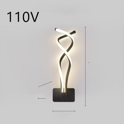 LED Wall Lamp Minimalist Bedroom