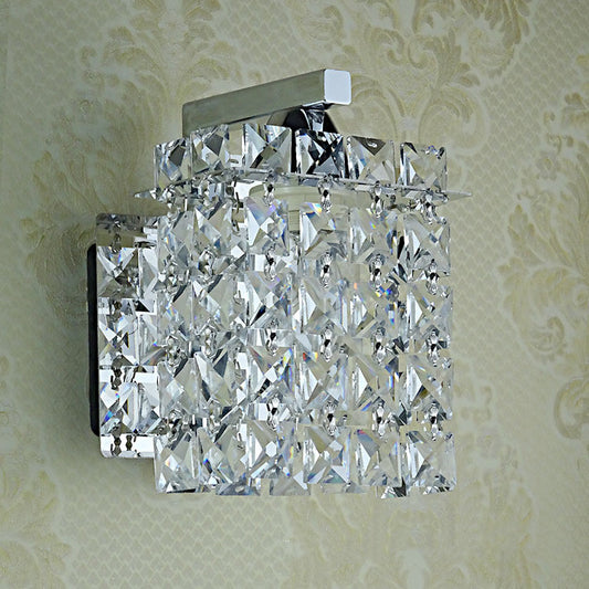 Bedside Crystal Wall Lamp Single Head