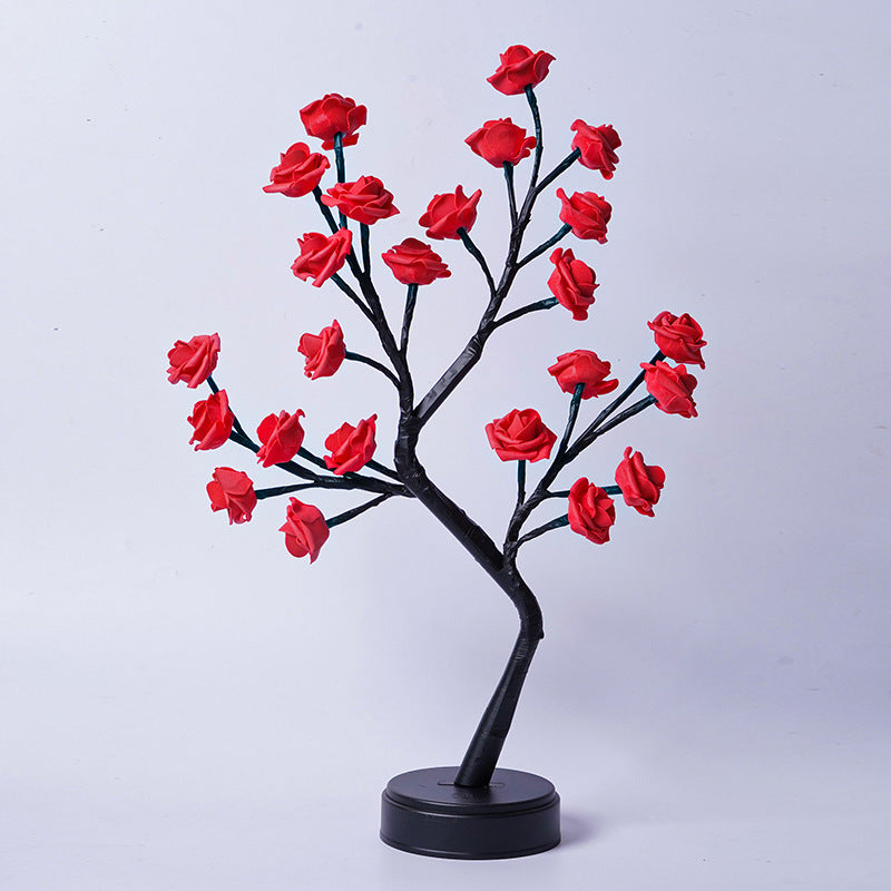Flower Tree Rose Lamps Fairy Desk Night Lights
