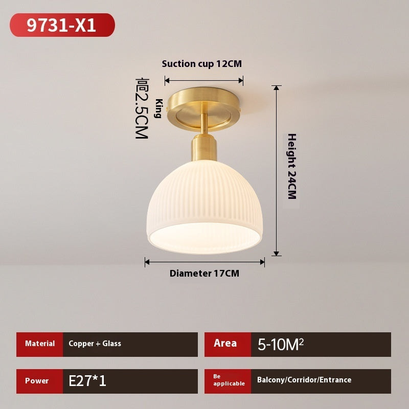 Nordic Bedroom Cloakroom Ceiling Light