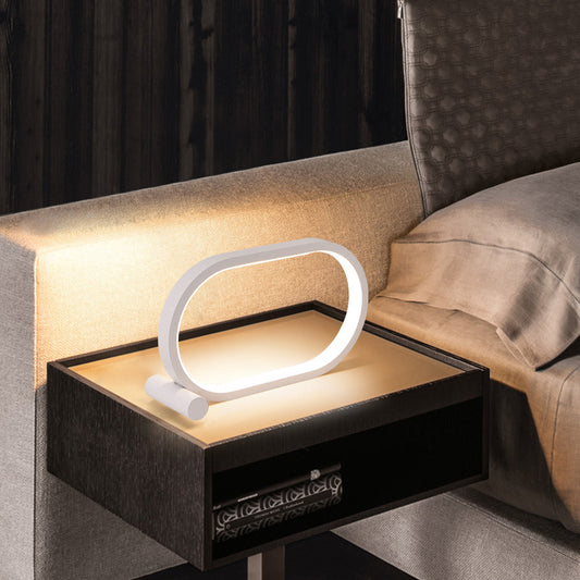Oval Acrylic Lamp Touch Control