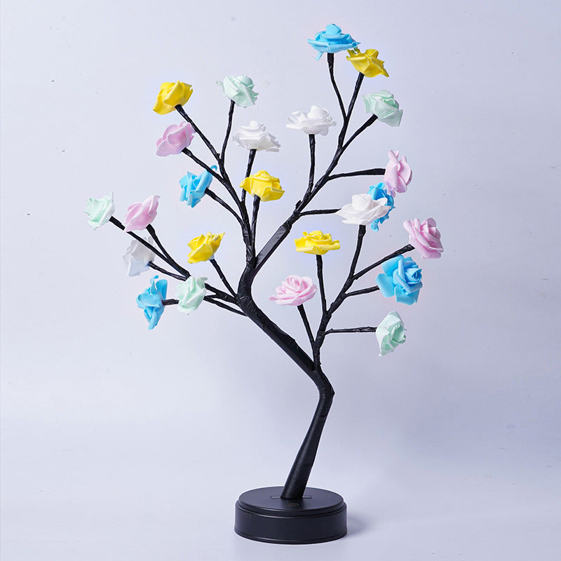 Flower Tree Rose Lamps Fairy Desk Night Lights