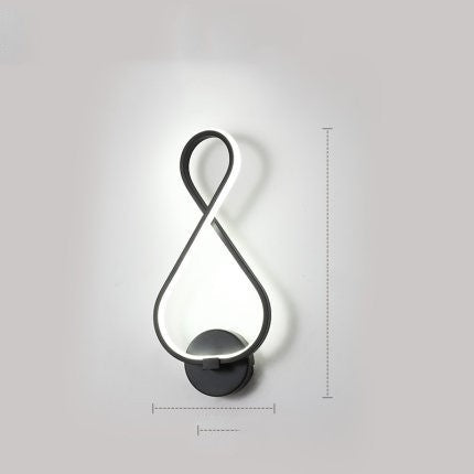 LED Wall Lamp Minimalist Bedroom