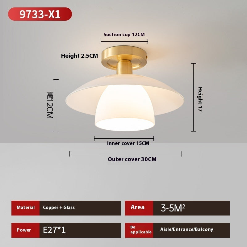 Nordic Bedroom Cloakroom Ceiling Light