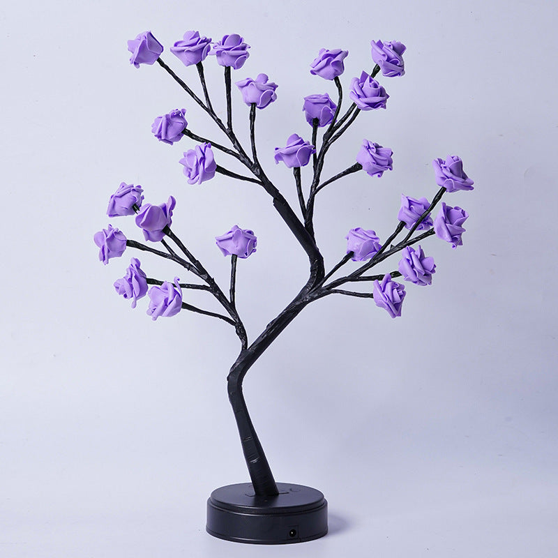 Flower Tree Rose Lamps Fairy Desk Night Lights