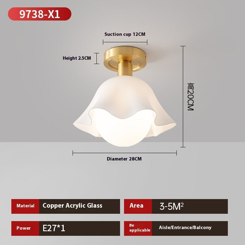 Nordic Bedroom Cloakroom Ceiling Light