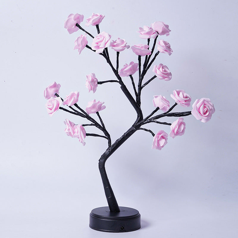 Flower Tree Rose Lamps Fairy Desk Night Lights