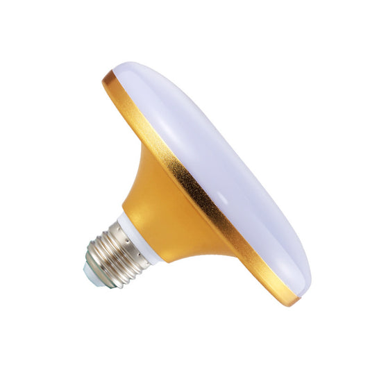 Led Golden Flying Saucer Bulb E27 Large Screw