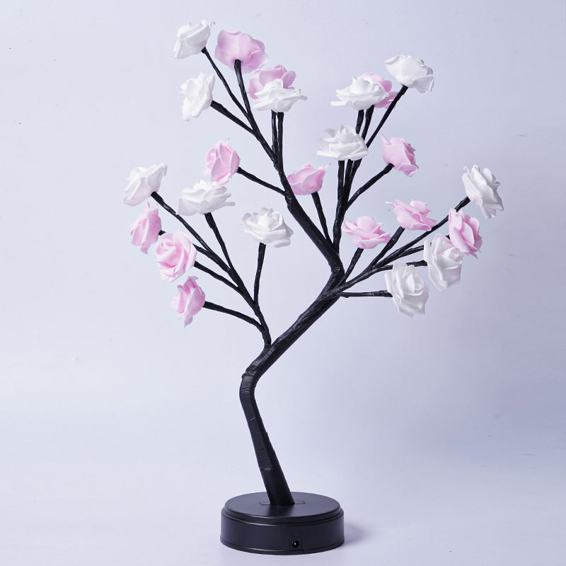Flower Tree Rose Lamps Fairy Desk Night Lights