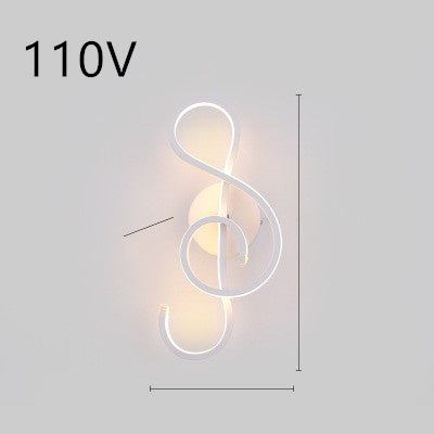 LED Wall Lamp Minimalist Bedroom