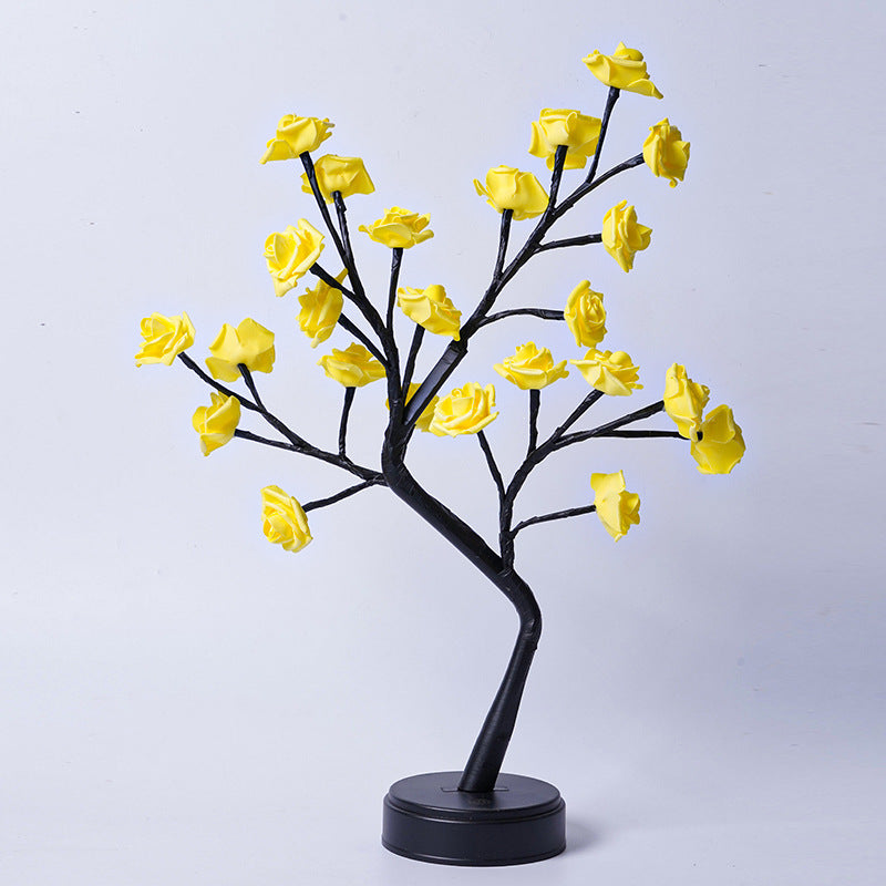 Flower Tree Rose Lamps Fairy Desk Night Lights
