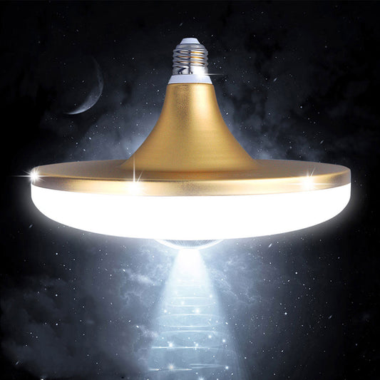 Led Golden Flying Saucer Bulb E27 Large Screw