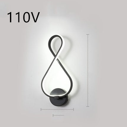 LED Wall Lamp Minimalist Bedroom