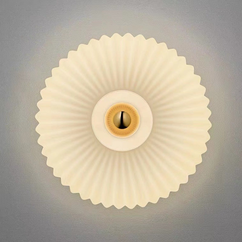 French-style Mid-ancient Bauhaus Glass Wall Lamp