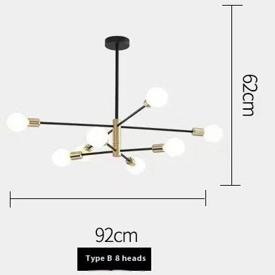 Nordic Chandelier Modern Minimalist LED Study