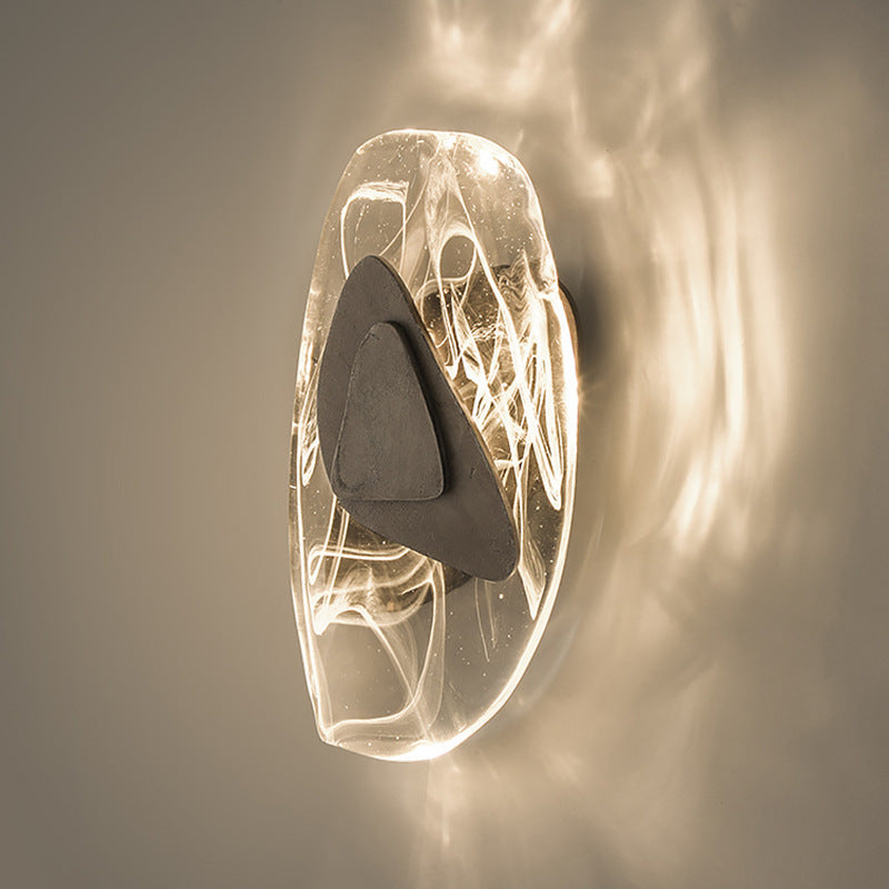 Creative Living Room Crystal Transparent Lamp